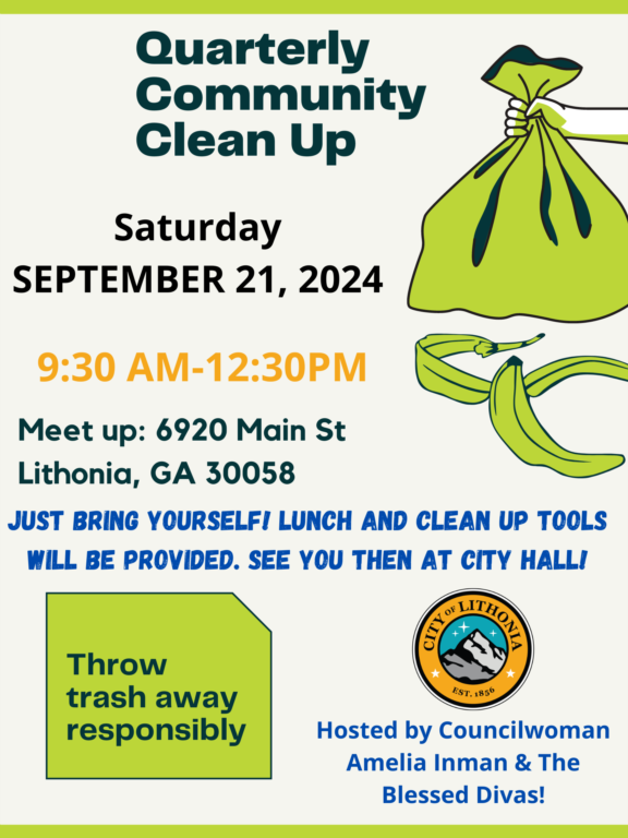 Quarterly Community Clean Up